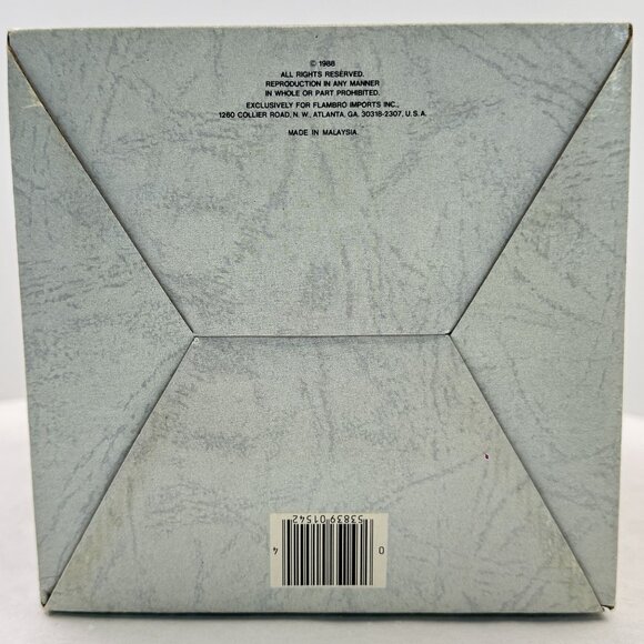 Vintage 1988 Flambro Ceramic Jack OLantern Pumpkin Tealight Candle Holder #1542A - Picture 12 of 16